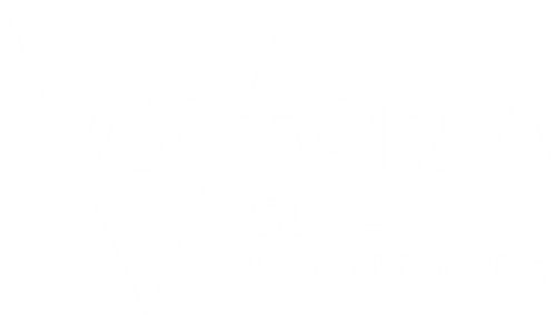 VicGov White Logo
